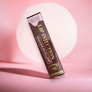 Too Faced Lip Injection Maximum Chocolate Pump FULL SIZE New in Box $33
